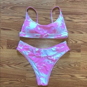 SHEIN Tye-Dye Bikini